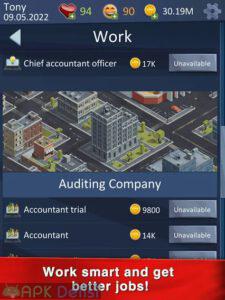 hit the bank life simulator mod apk para hileli apkdelisi.net 4