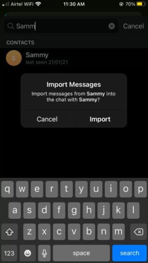 whatsapp sohbet gecmisi telegram 1