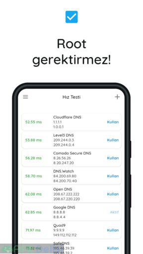 DNS Değiştirici v1320-4r PRO APK — ROOTSUZ DNS Mobil, WiFi 6