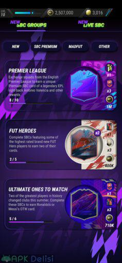 Madfut 22 v1.2.5 MOD APK — SINIRSIZ PARA VE SATIN ALMA HİLELİ 2