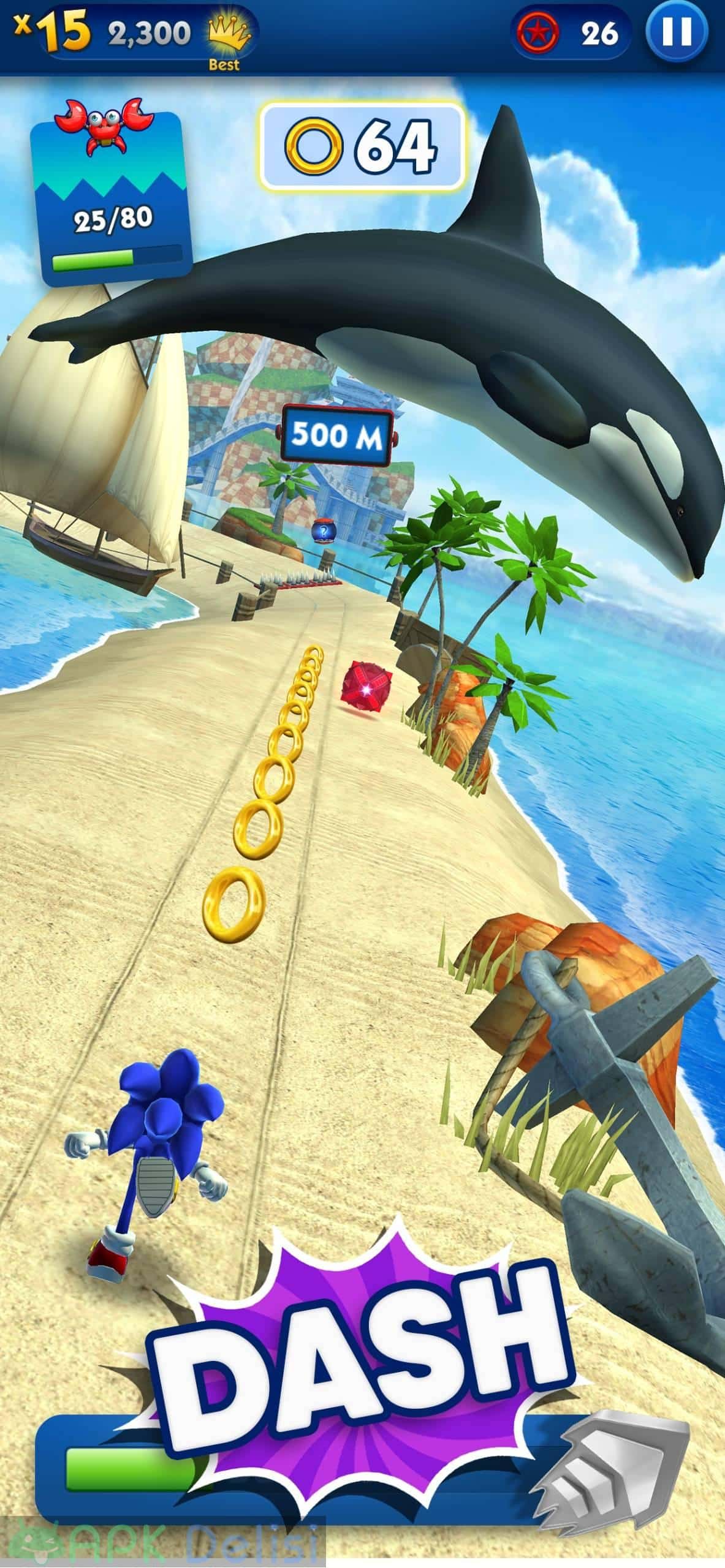 Sonic Dash v7.9.0 MOD APK — PARA HİLELİ 2