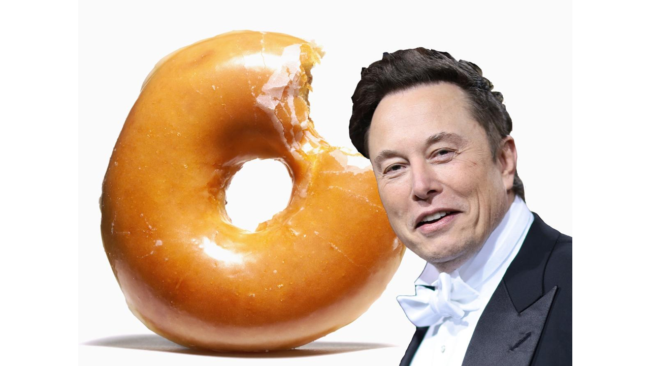 Elon Musk donut