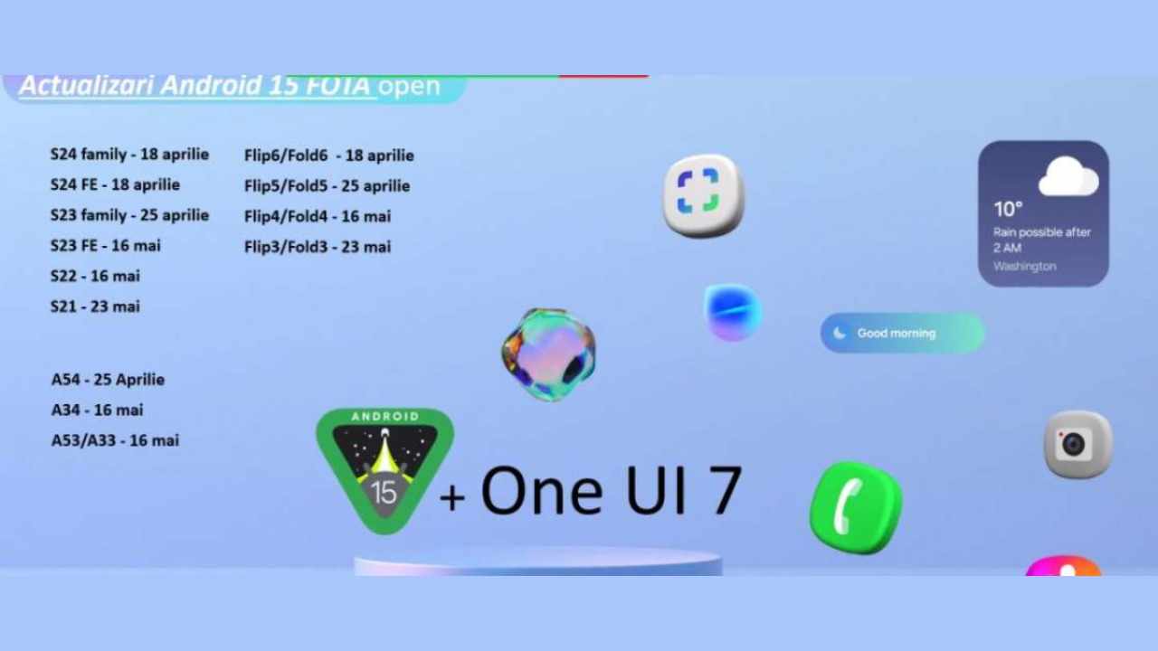 One UI 7 güncelleme tarihi