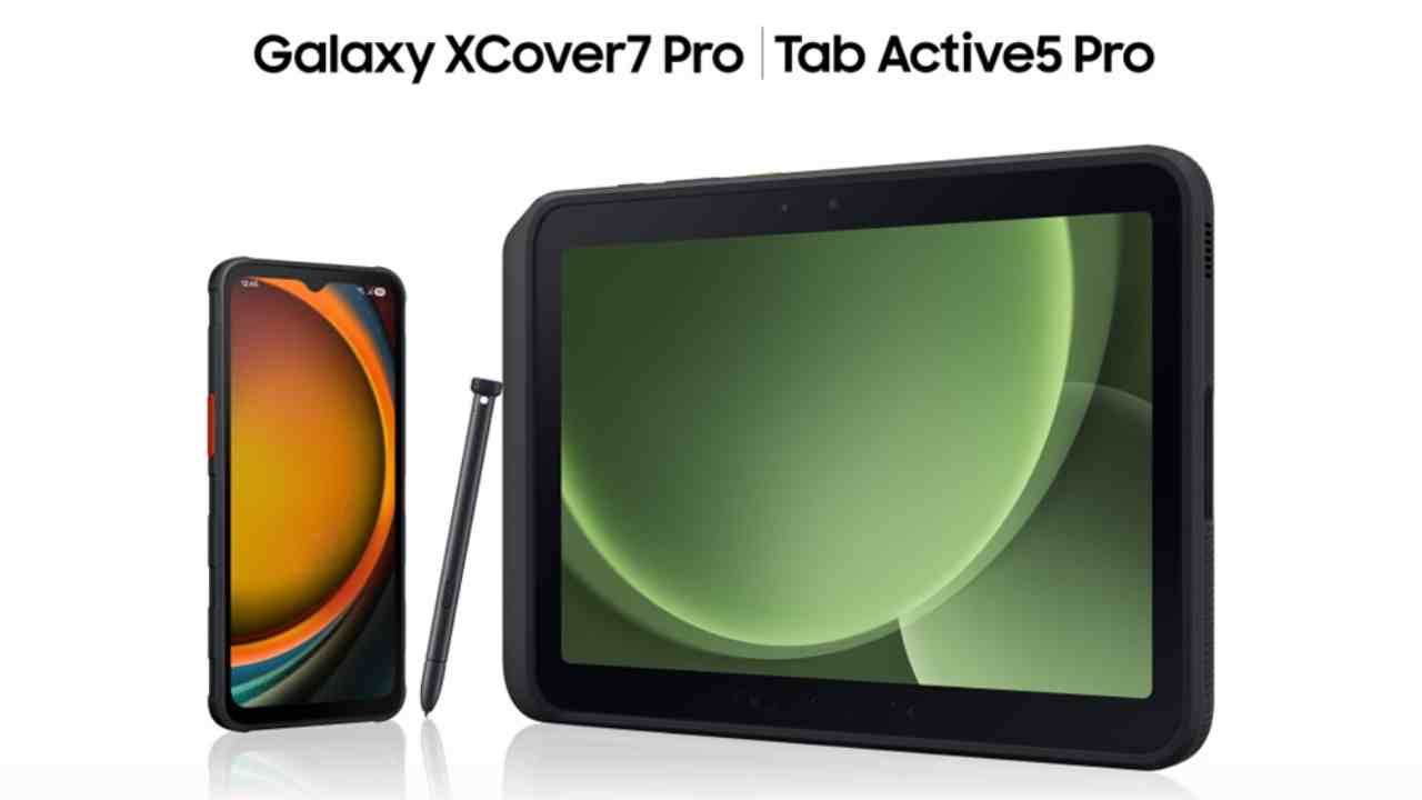 samsung galaxy XCover7 ve Galaxy Tab Active5