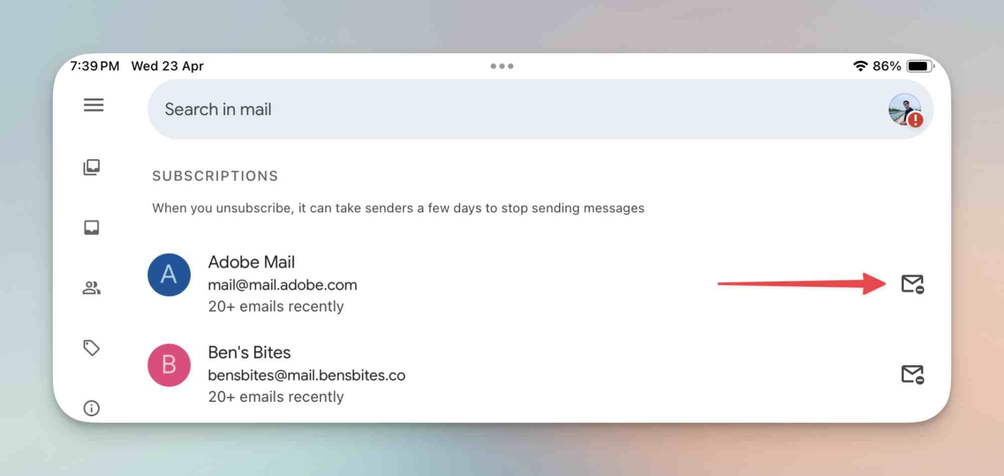 gmail kampanya e-postaları