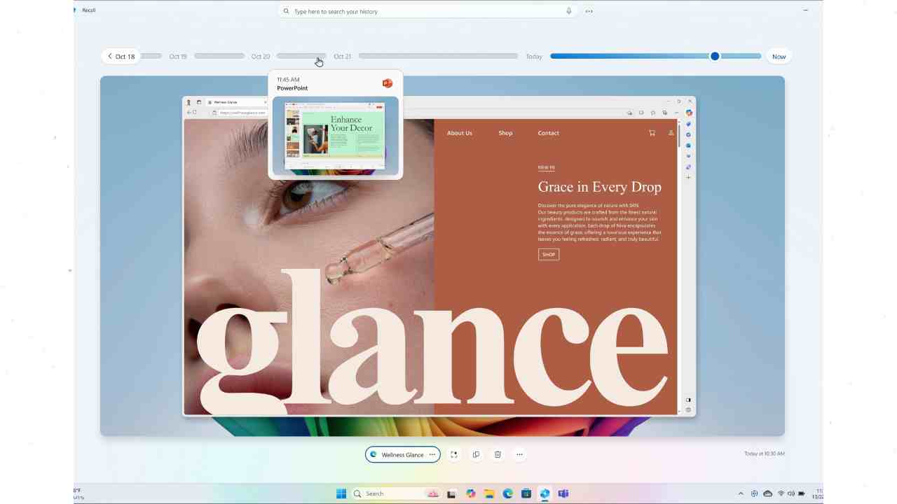 microsoft recall özelliği