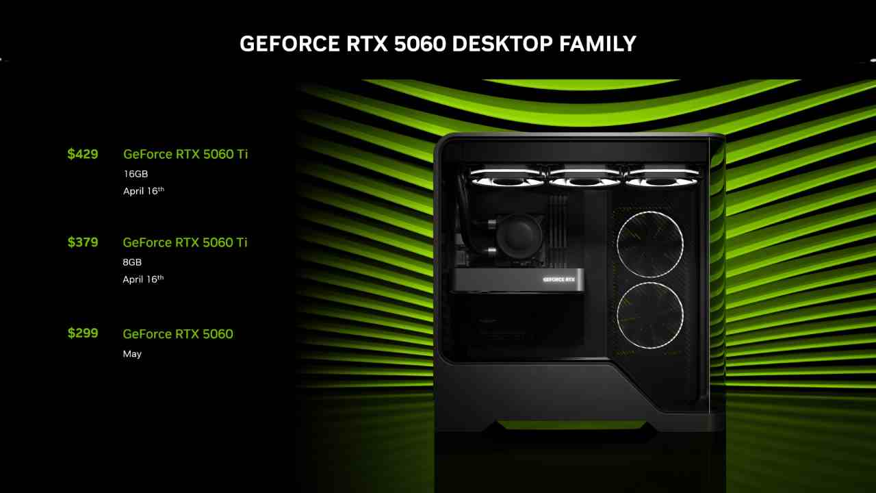 NVIDIA RTX 5060 Ti tanıtıldı