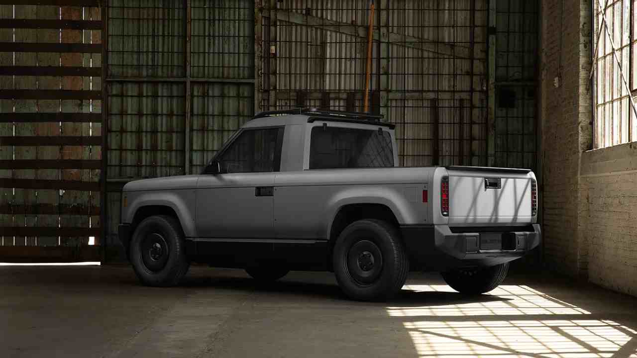 slate auto elektrikli pick-up arka görseli