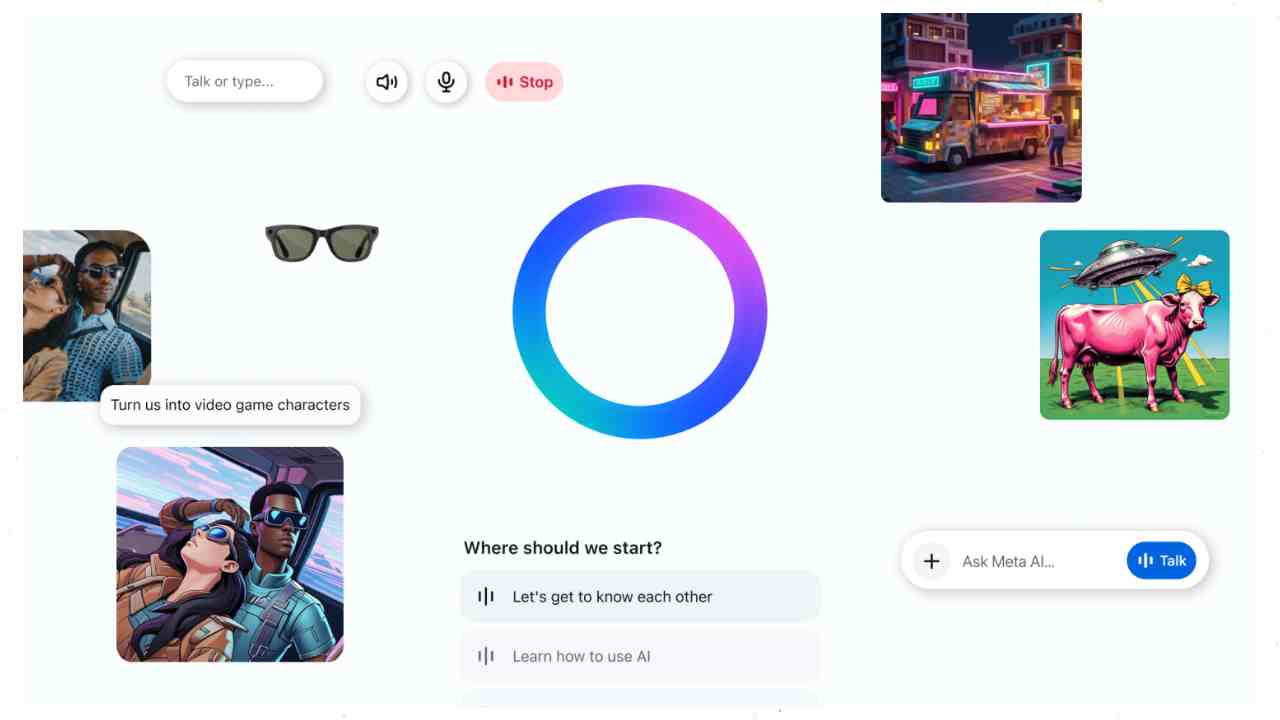 Meta AI yapay zeka sohbet uygulaması