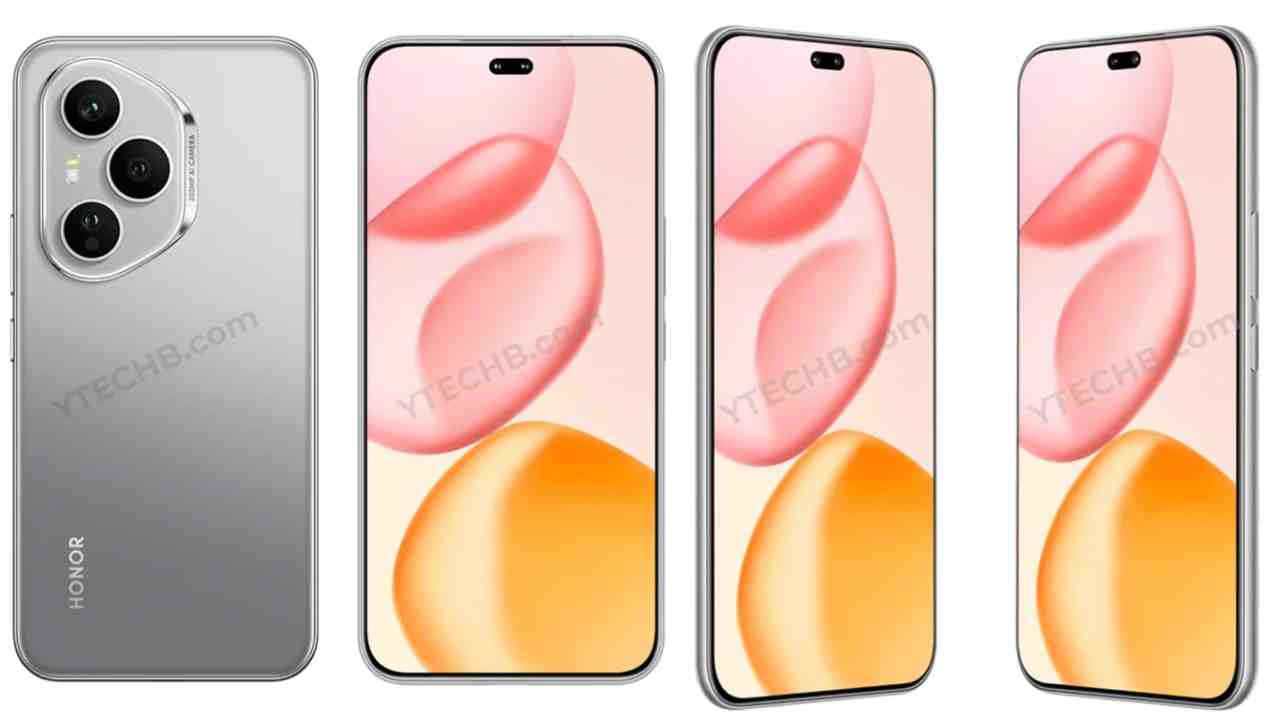 honor 400 pro serisi ilk render görselleri