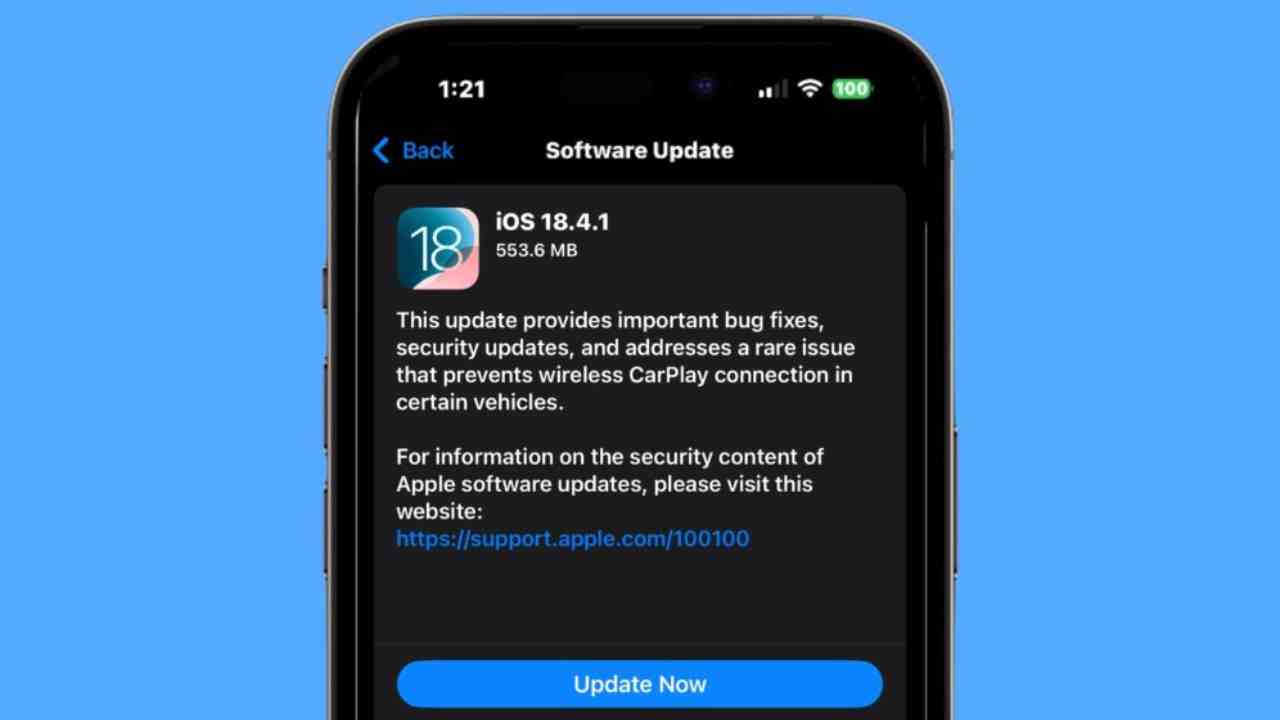 iOS 18.4.1 güncellemesi yayımlandı