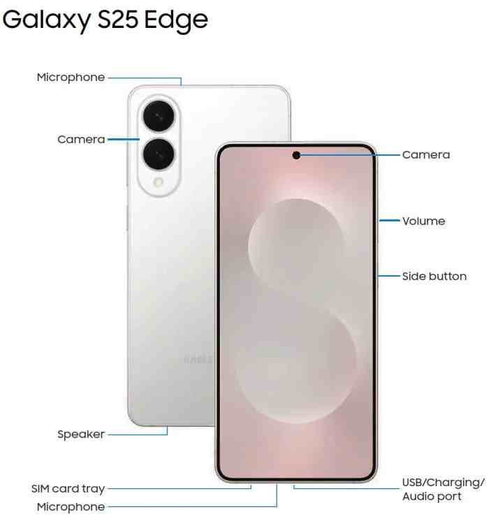 samsung galaxy s25 edge tasarımı