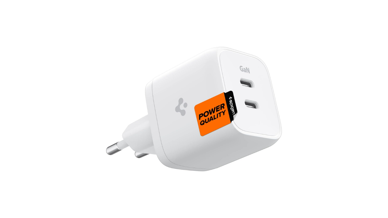 Spigen 45W USB-C 2 Port Mini Adaptör