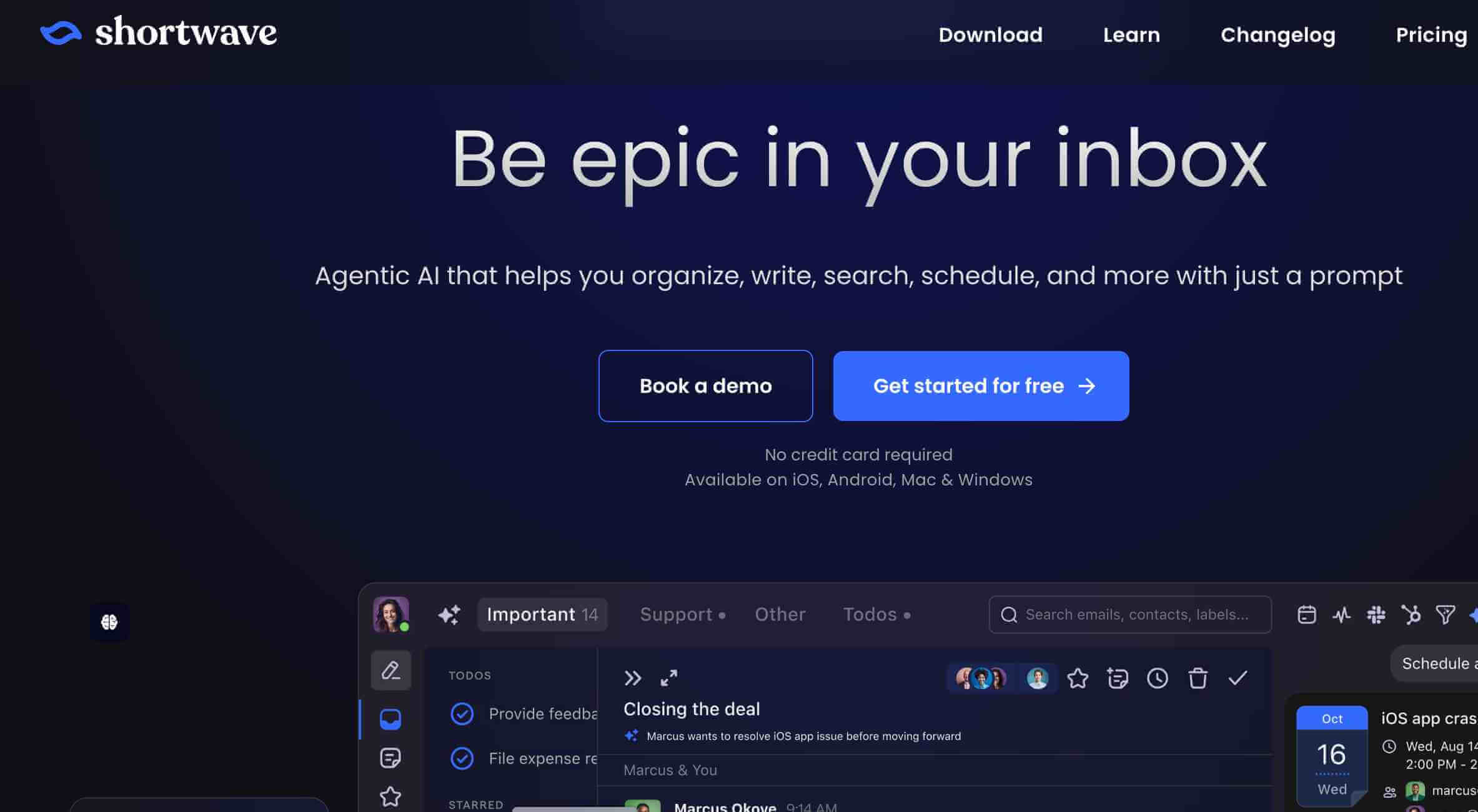 shorwave e-mail yazma aracı