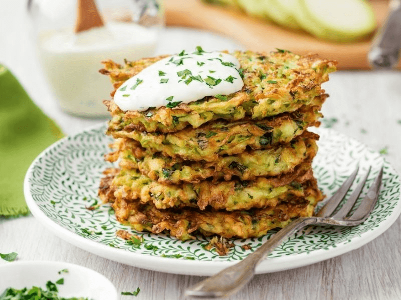 airfryer mücver tarifi
