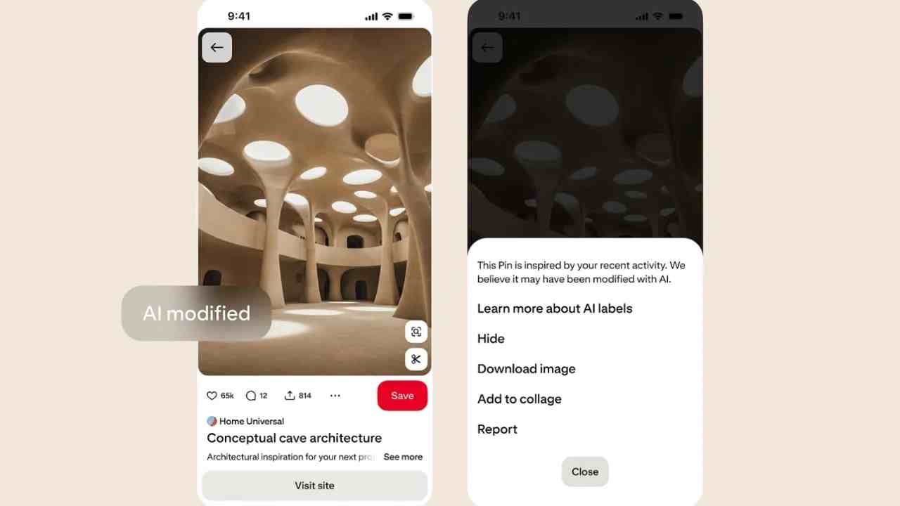 pinterest yapay zeka filtreleme aracı