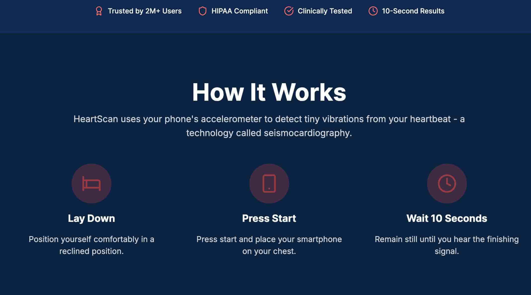 HeartScan kalp sağlığı uygulama