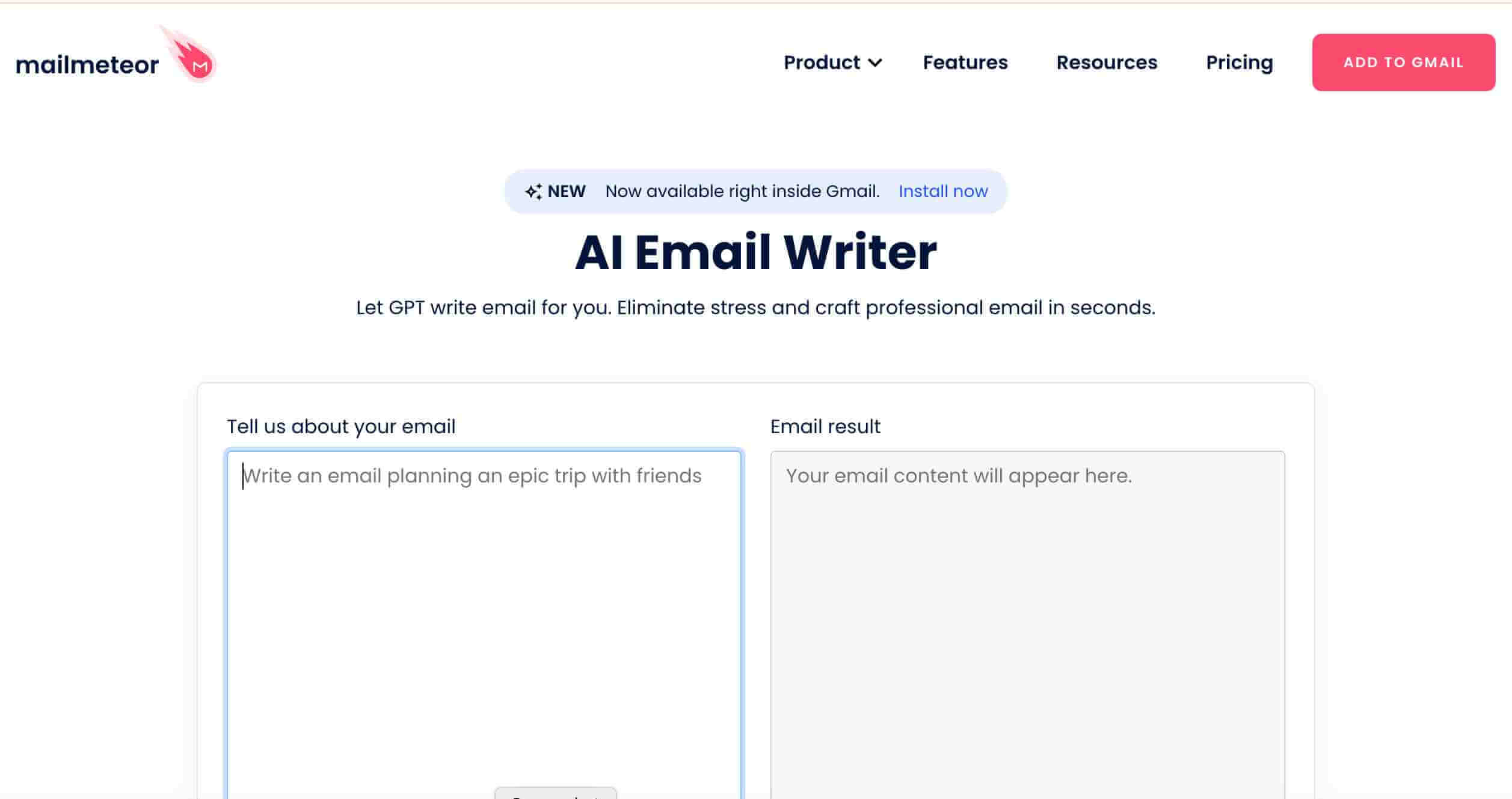 Mailmeteor yapay zeka aracı
