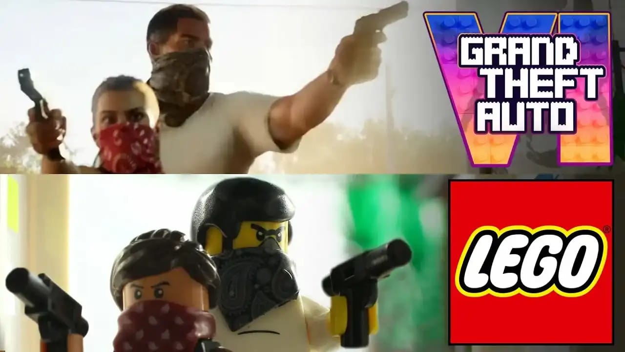 Another Fan Recreates GTA 6's Debut Trailer in LEGO Style Using 3D Modeling